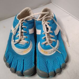 Vibram Women's Five Fingers Water Shoe 7 Blue Outdoor Trail Minimalist RR